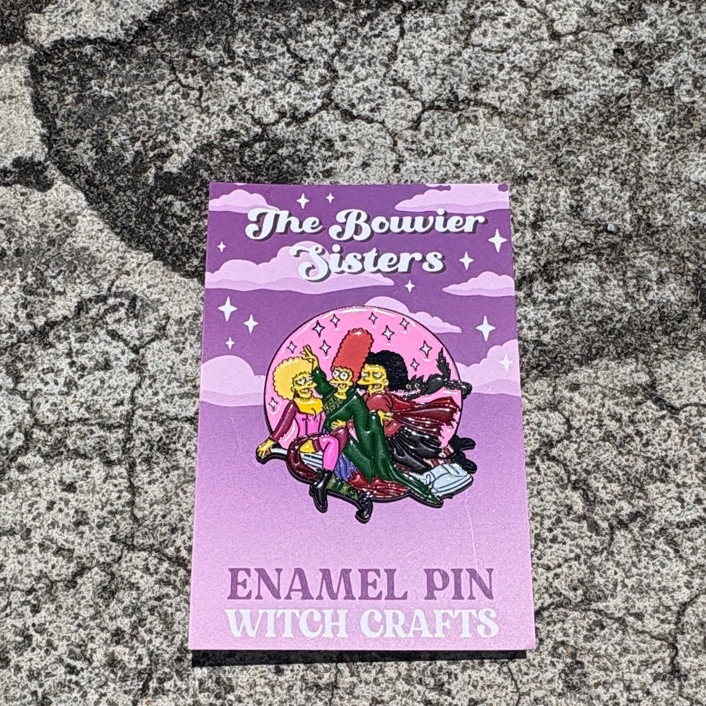 The Simpsons witch  Sisters Enamel Pin